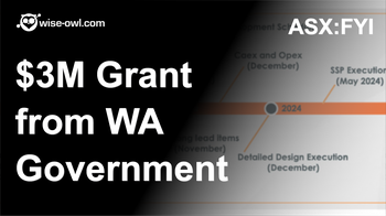 FYI to secure up to $3M from WA government
