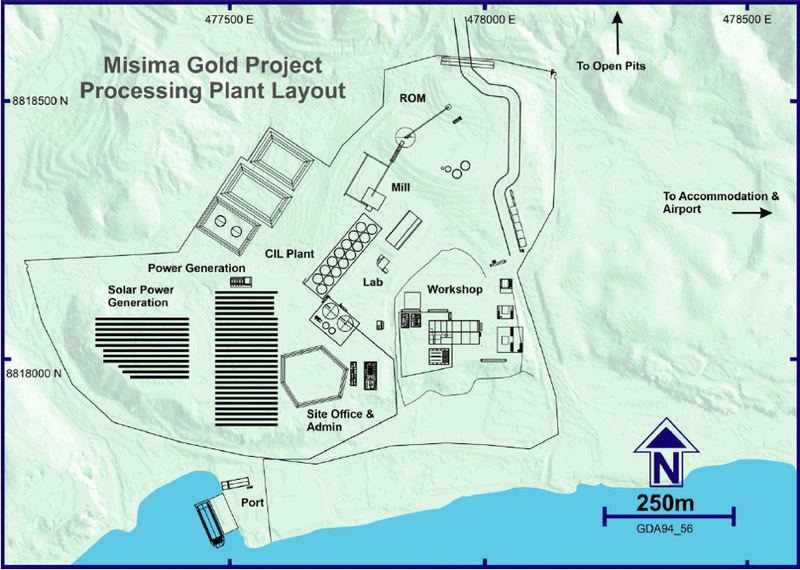 Mimisa Processing Plant Layout