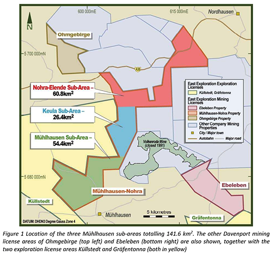 Davenport potash licences Germany
