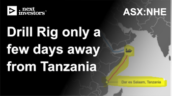 NHE’s drill rig now a few days from Tanzania
