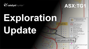 TG1 Exploration update - Gold assays imminent