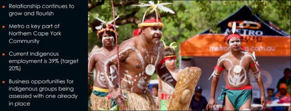 MMI has created an Indigenous engagement strategy creating significant employment for local communities.