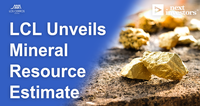 LCL Unveils Mineral Resource Estimate as Gold Brushes up Against US$2000/oz