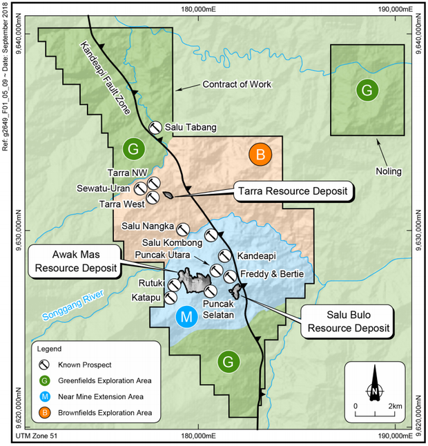 Relationship of Near Mine, Brownfields and Greenfields exploration areas