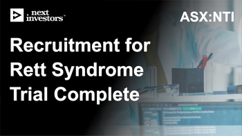 NTI completes Rett Syndrome Recruitment
