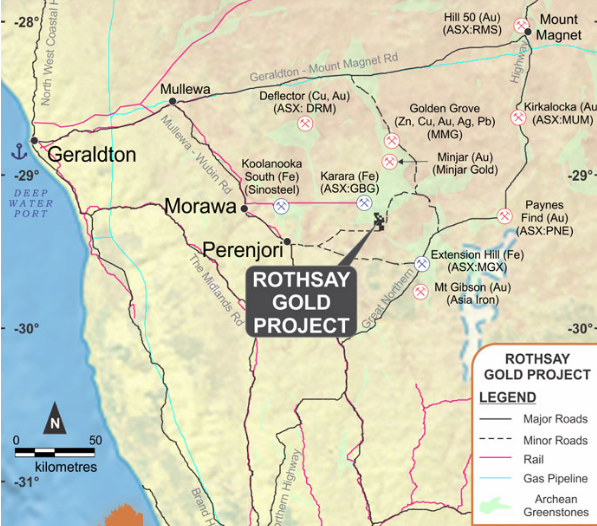 The Rothsay Gold Project
