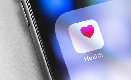 Apple Health app on phone