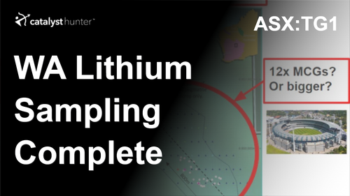 TG1 completes sampling program at WA lithium project