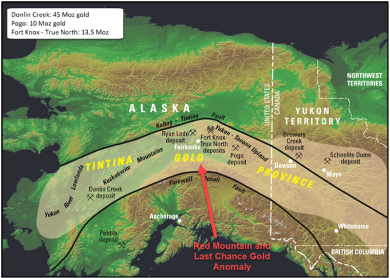 White Rock, Gold Exploration Alaska