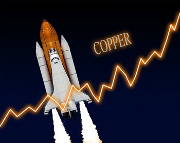 Gold plated copper rockets