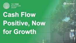 FOD is Finally Cash Flow Positive - Now for the Growth Phase